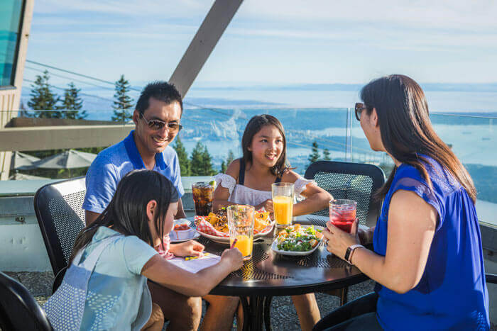 Family Friendly Dining at Grouse Mountain