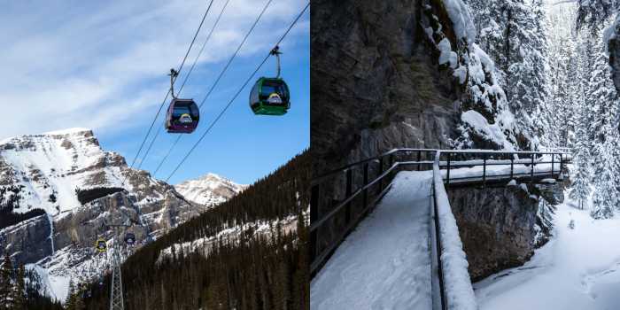 Gondola and Winter Trail