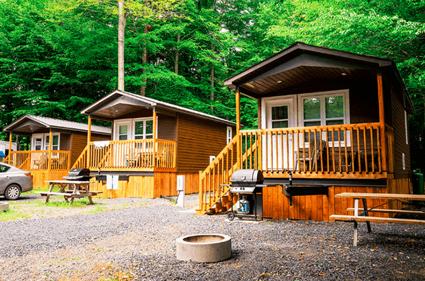 Camping Cabins at Alouette RV Park