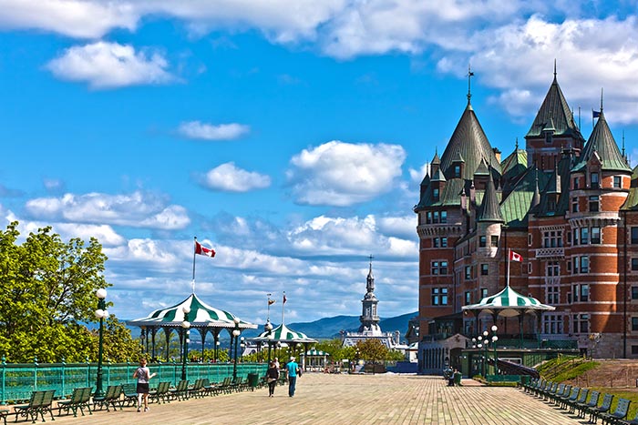 Chateau Frontenac and the Boardwalk, Quebec City
