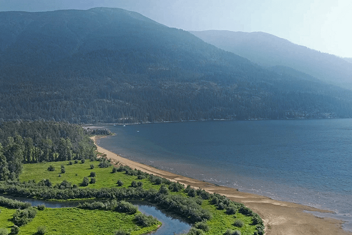 Lake and Mountains