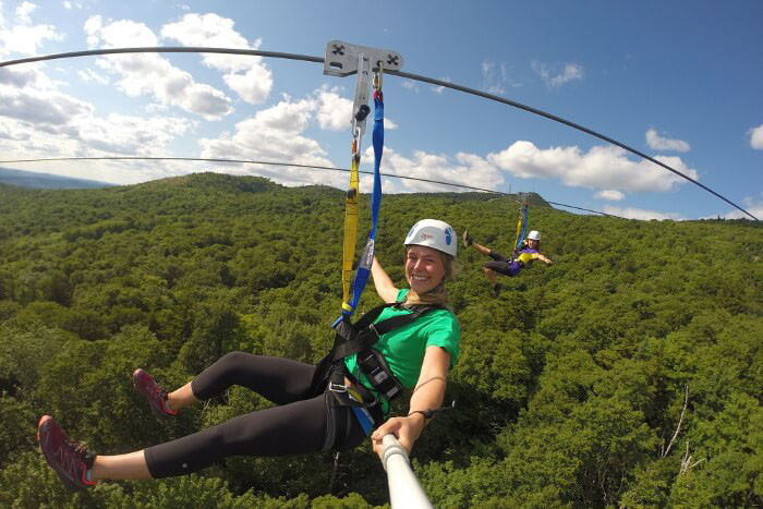 Twin Ziplines at Mont Tremblant