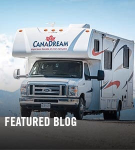 CanaDream RV in the Mountains in Winter