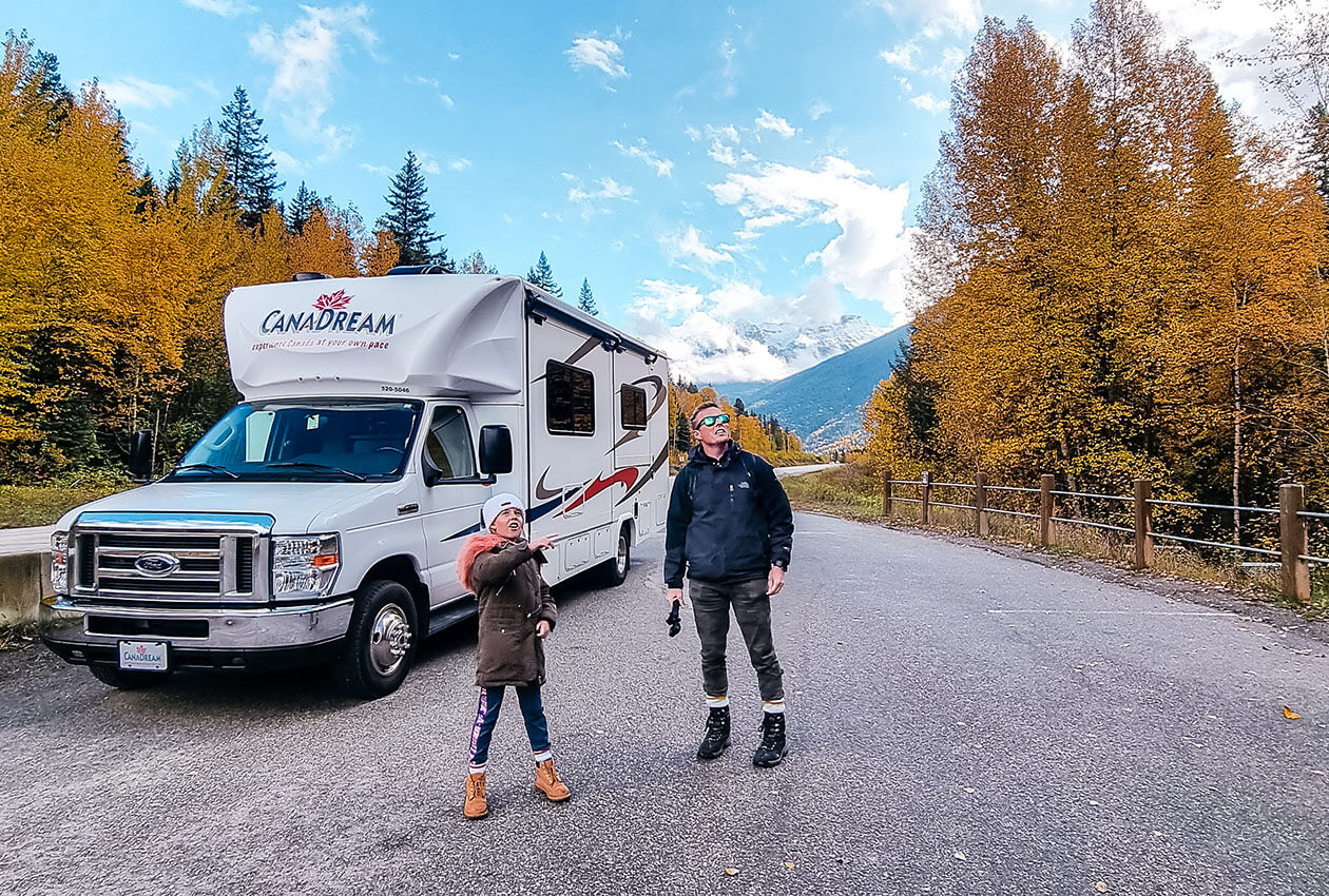 Fall family exploration in the Canadian Rockies