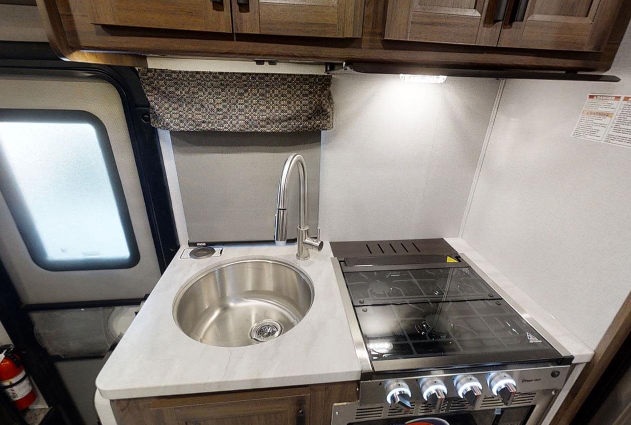 CanaDream Compact Motorhome Kitchen