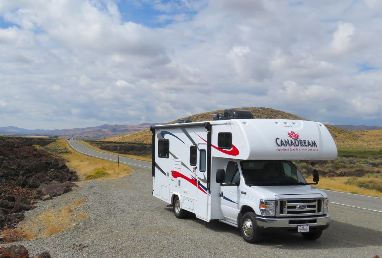 MHC Compact Motorhome at Shoshone Falls