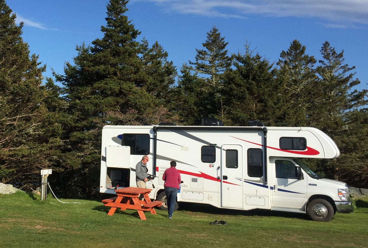 Class C MHA Maxi Motorhome in Campground