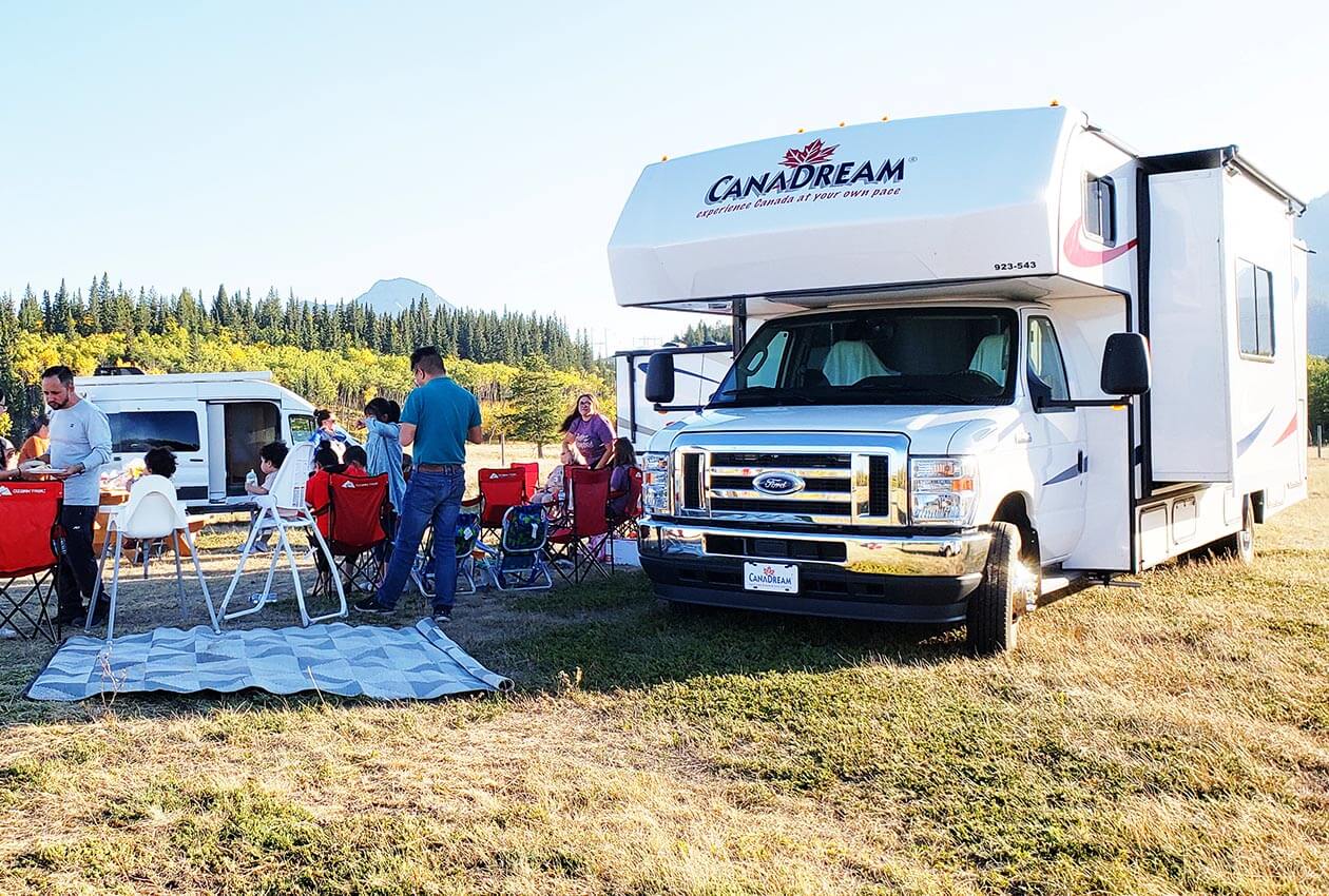 CanaDream Maxi Plus MHX RV in campground