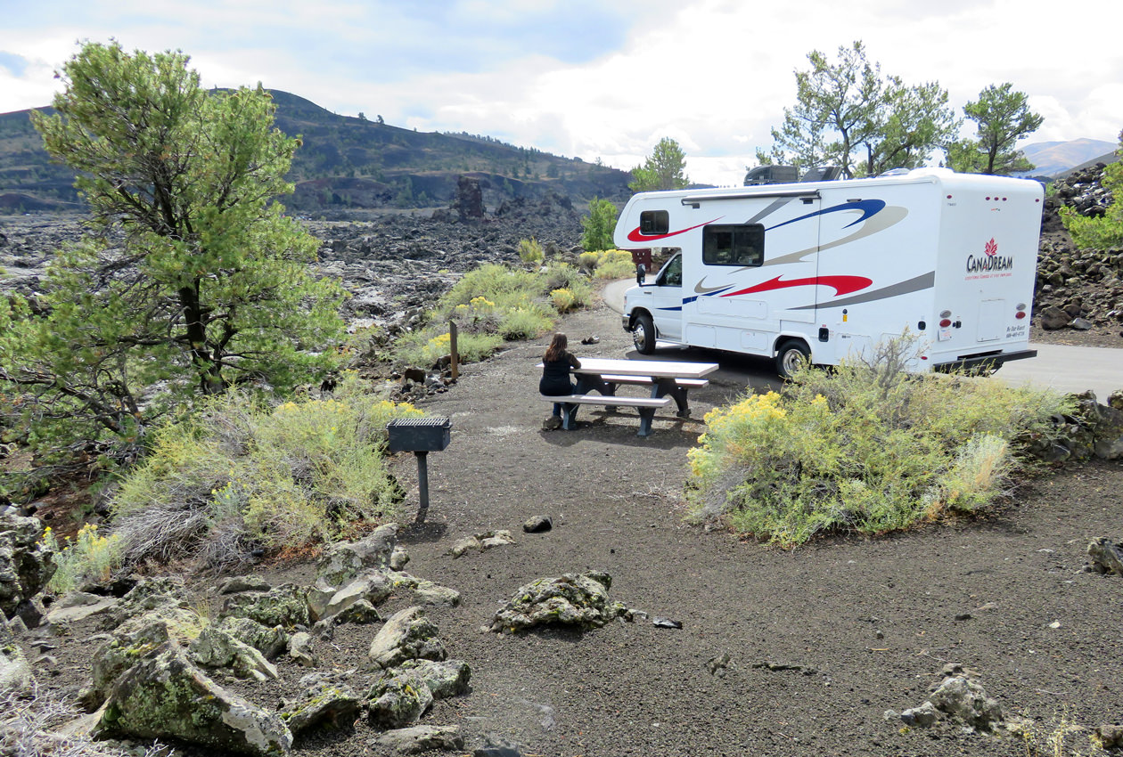 Midi Motorhome MHB at Campground