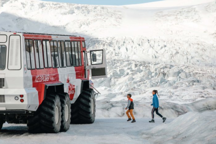 Ice Explorer on Athabasca Glacier