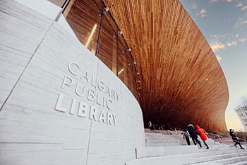 Exterior of Calgary Public Library