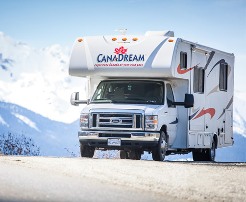 CanaDream RV MHA Midi Motorhome on road