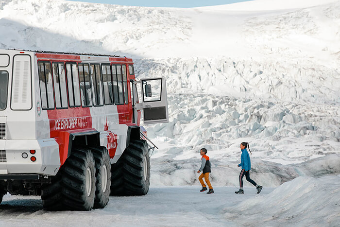 Ice Explorer on Athabasca Glacier